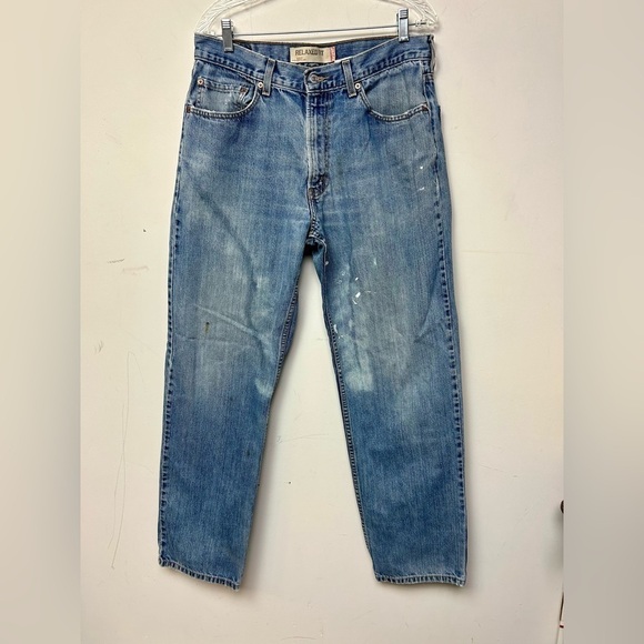 VINTAGE LEVI’S 550 90s Y2K Men’s RELAXED FIT DENIM JEANS RED TAB SIZE 34X32 - Picture 2 of 12